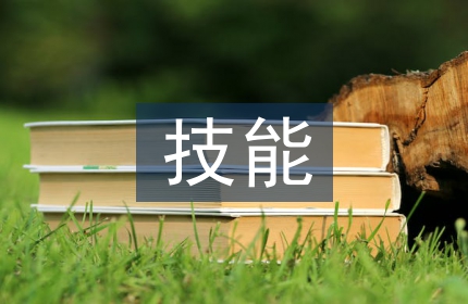 技能之星事迹材料