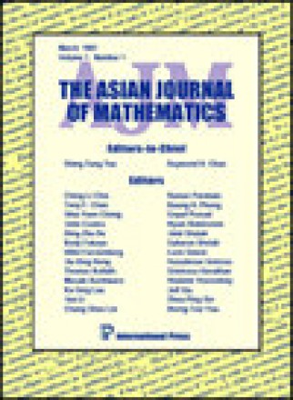 Asian Journal Of Mathematics