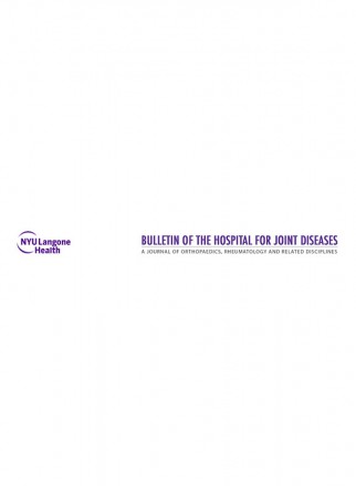 Bulletin Of The Hospital For Joint Diseases